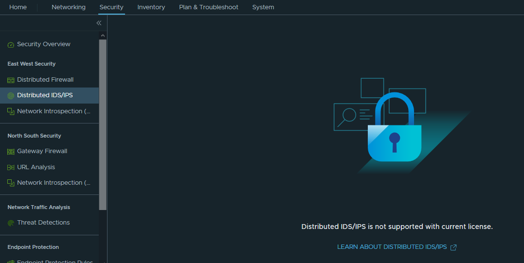 NSX-T Distributed IDS/IPS Configuration