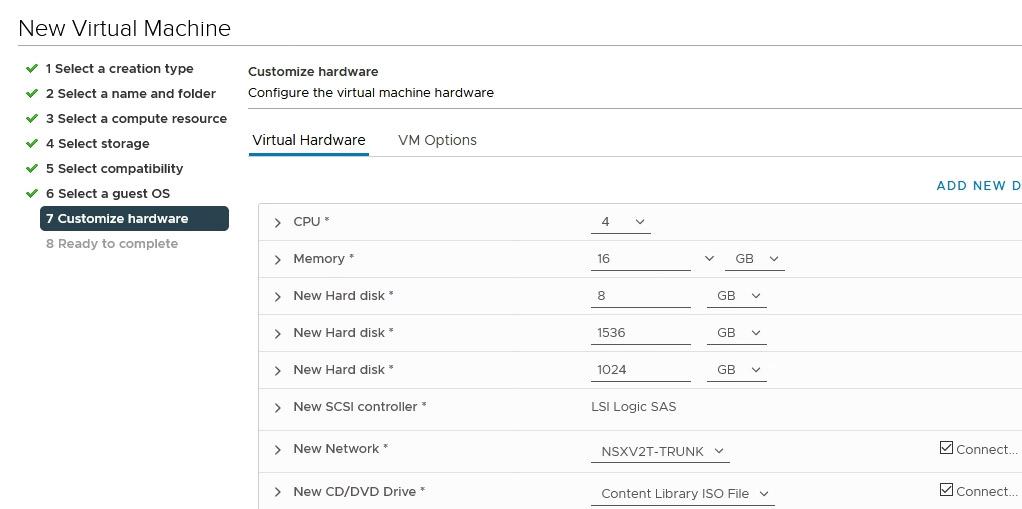 VM Hardware